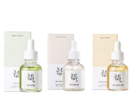 مجموعة سيرومات Beauty of Joseon بيوتي اوف جوسون (سيروم الارز +سيروم العسل +سيروم الشاي الاخضر)