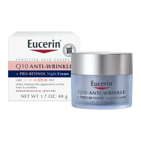 كريم ليلي بالريتنول من يوسرين Q10 Anti-Wrinkle Night Cream + Pro-Retinol