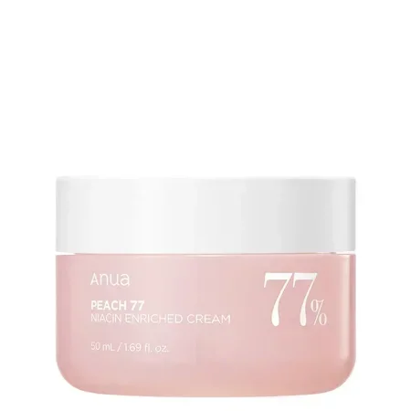 ANUA PEACH 77 NIACIN ENRICHED CREAM كريم النايسنمايد بخلاصه الخوخ