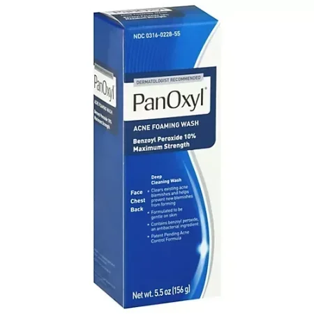بانوكسيل 10% بنزويل بيروكسيد غسول رغوي-PANOXYL 10% Benzoyl Peroxide Foaming Wash