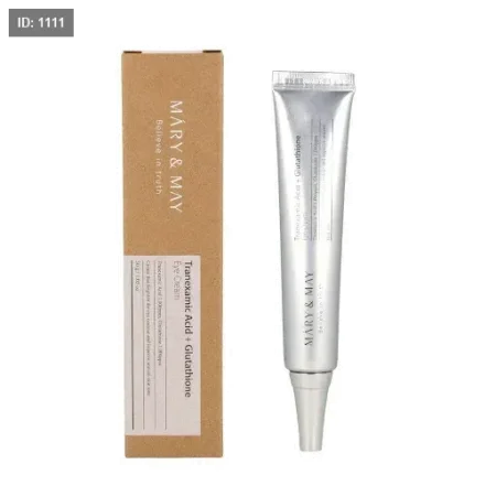 MARY & MAY TRANEXAMIC ACID + GLUTATHION EYE CREAM - 30ML | ماري اند ماي كريم العين بحمض الترانيكساميك + الجلوتاثيون - 30 مل