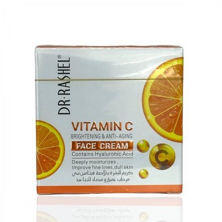Dr. Rashel Vitamin C Brightening & Anti-Aging Face Cream - كريم الوجه بفيتامين سي من دكتور راشيل