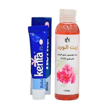 بكج زيت الورد مع كنتا