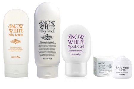 بكج التفتيح الشامل للوجه والجسم من سنو وايت سيكريت كي- secret key snow white