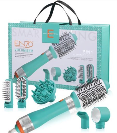 مجموعة أدوات تصفيف الشعر 6 في 1 Volumizer Blow-out Brush