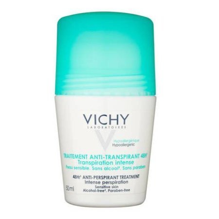 Intensive 48hr Roll-On Anti-perspirant Deodorant VICHY -مزيل العرق المكثف المضاد للتعرق لمدة 48 ساعة