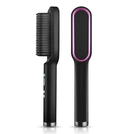 K‑Skin 2‑in‑1 Hair Straightener Brush فرشاة كي‑سكن ثنائية الاستخدام (تمليس وتجعيد)