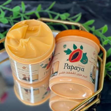 كريم البابايا لإزالة التشققات القدمين