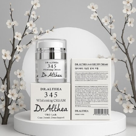 كريم Dr. Althea 345 Whitening Cream هو كريم مرطب للوجه مصمم لتفتيح البشرة ومعالجة البقع الداكنة
